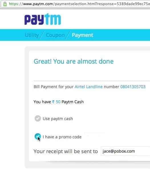 Latest Paytm offers for 22nd Feb