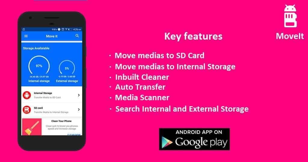 Transfer Data Automatically to SD Card Using MoveIt