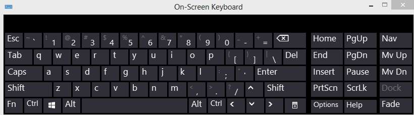 On Screen Keyboard