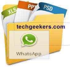 How to share files of different formats by whatsapp(ZIP, PDF, APK)