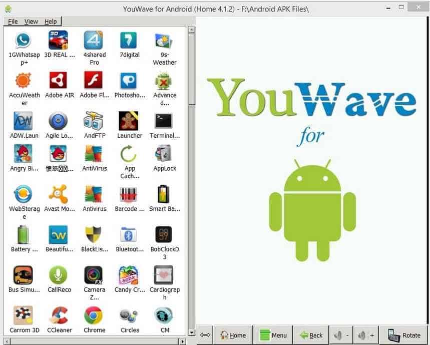 android emulator youwave