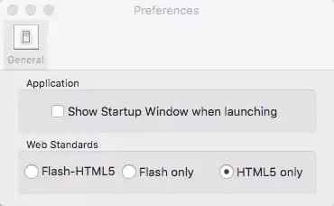 Flash and html5 option