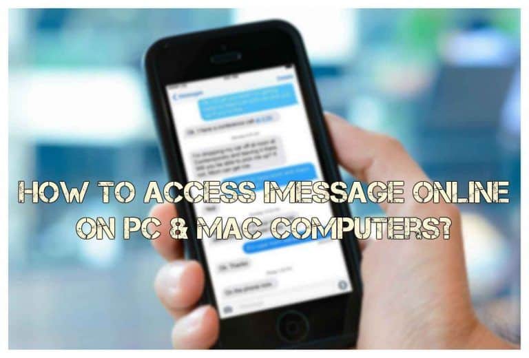 How to access iMessage app online?
