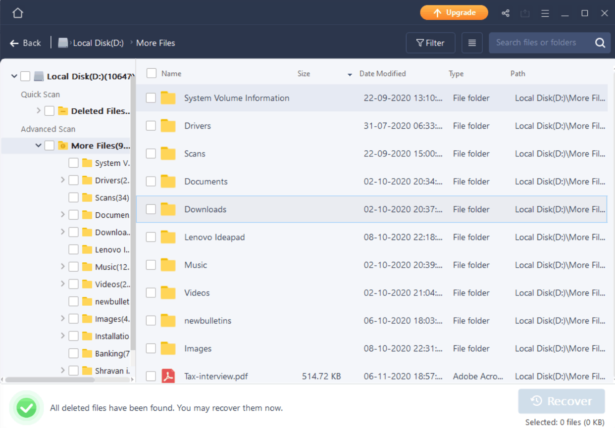 How to Recover Deleted Files in Windows 10? 3