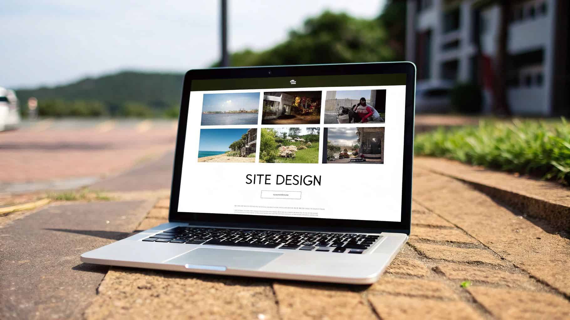 An abstract, colorful design with geometric shapes and icons representing themes and plugins, illustrating website customization.